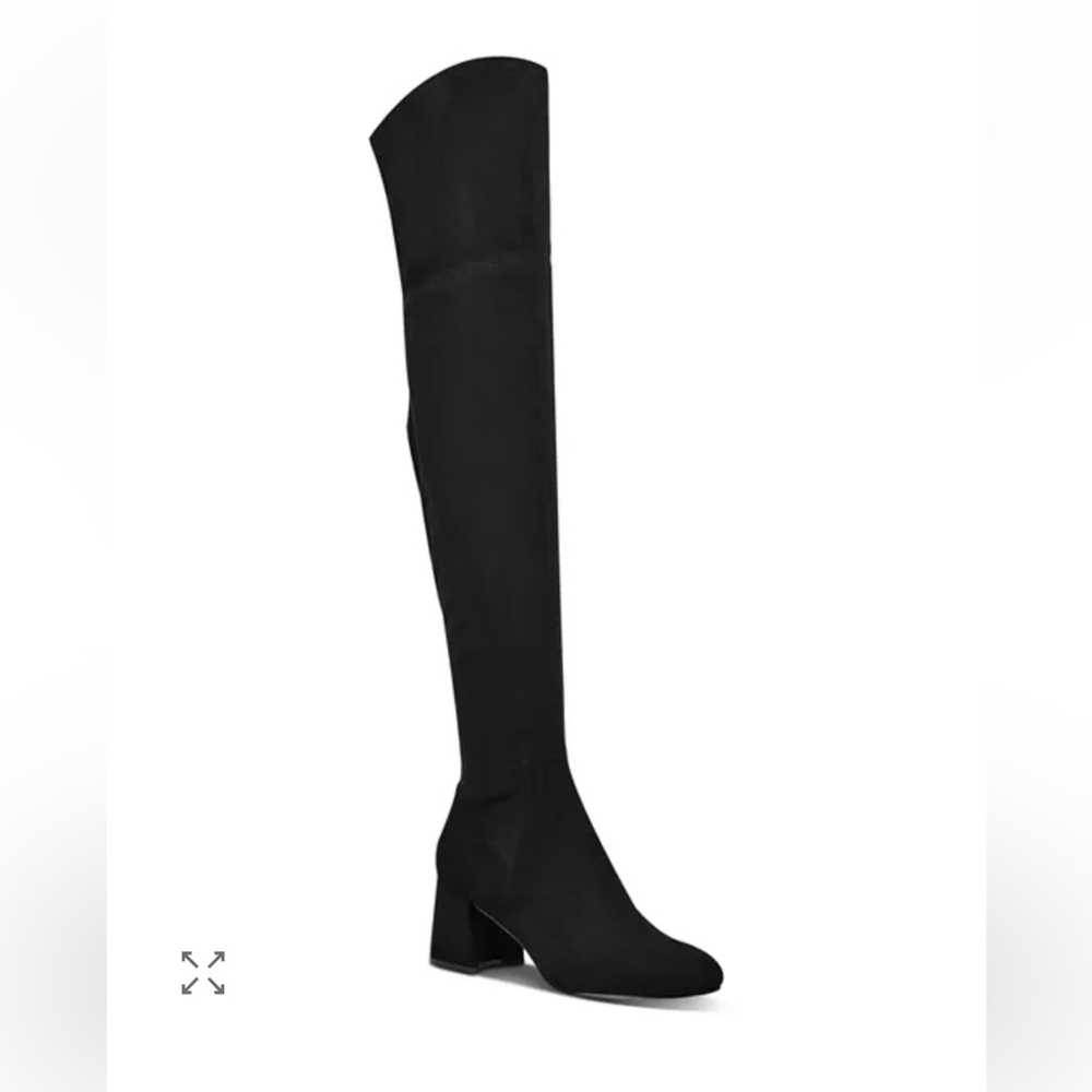 Marc Fisher Yahila Black Over-the-Knee Boots